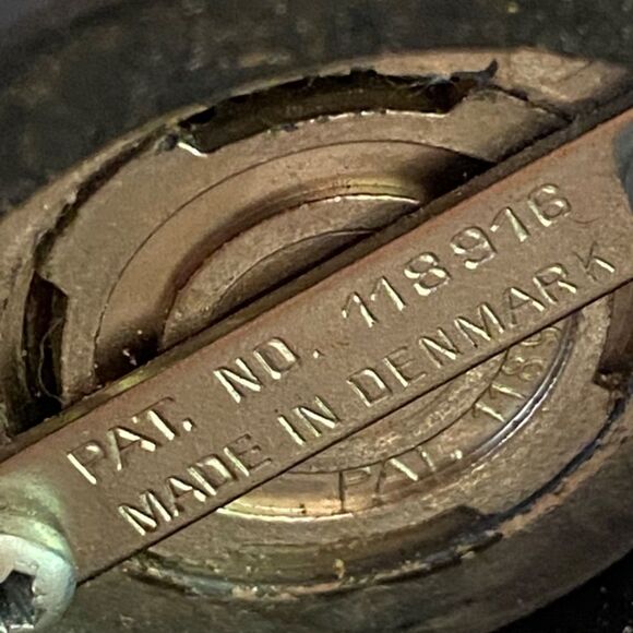 Vintage Danish Modern Salt Shaker and Pepper Grinder Black Wood Cylinders - Picture 5 of 11